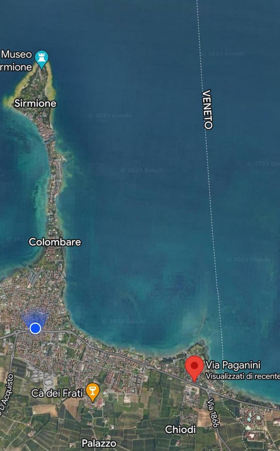 Casa Vittoria Sirmione Punta Gro Con Piscina Leilighet Eksteriør bilde